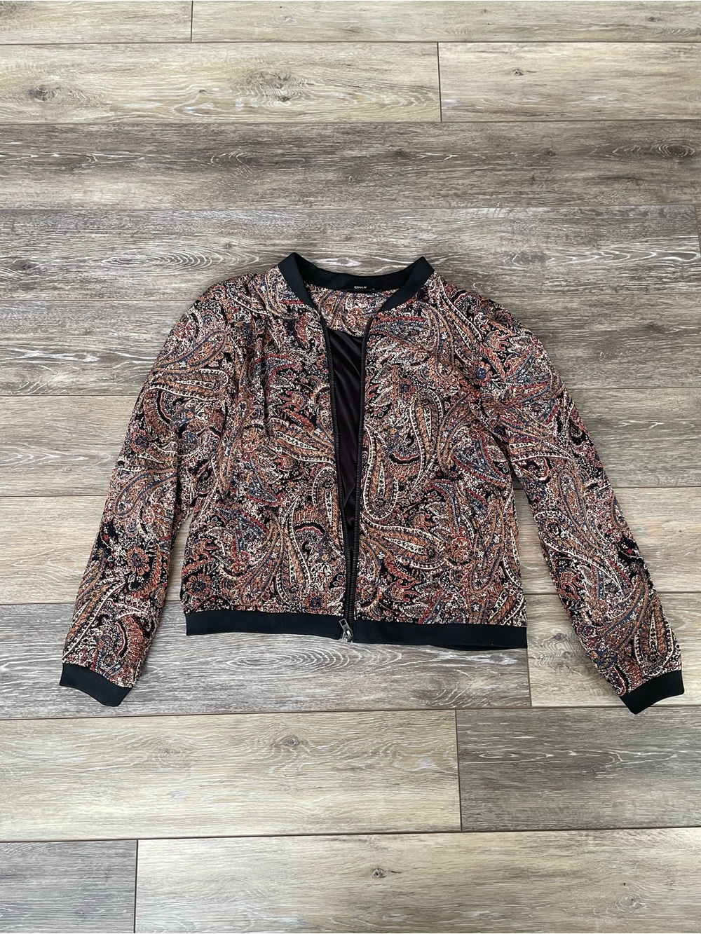 Only Paisley-Print Bomber Jacket